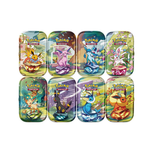 Pokemon Prismatic Evolutions - Mini Tin - Random Art